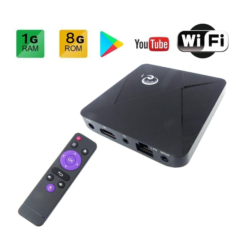 Tv Box Android, Modelo Mini, Android 9.0 + 8GB, Con Control Remoto. -  Radicom Electronica