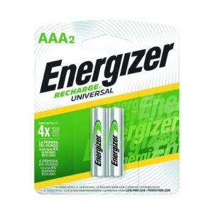 Pilas Recargables Energizer Aaa Pack De 2 Unidades.